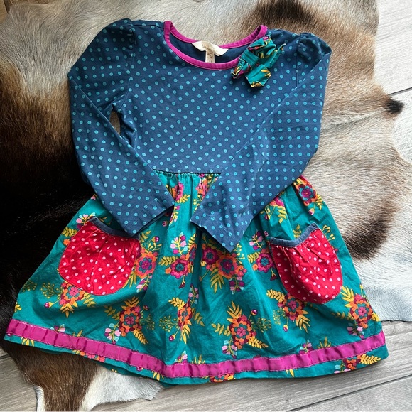 Matilda Jane Merry Merry Dress Size 4 - Picture 2 of 3